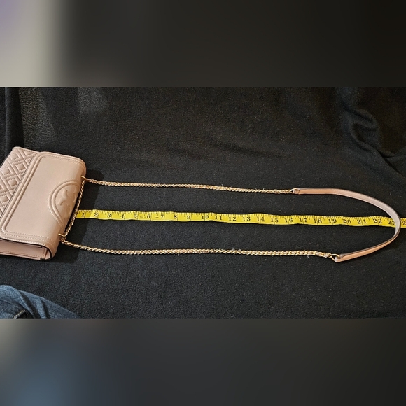 Tory Burch Elegant Fleming Blush Pink Quilted Shoulder Bag - Picture 13 of 13